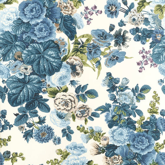 T10512 Thibaut Lavender and Blues Wallpaper