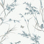 T10529 Thibaut Cream and Aqua Wallpaper