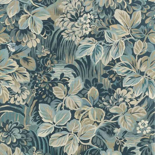 T10533 Thibaut Spa Blue Wallpaper