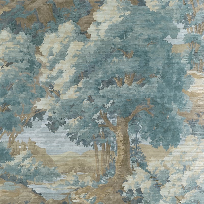 T10547 Thibaut Spa Blue Wallpaper