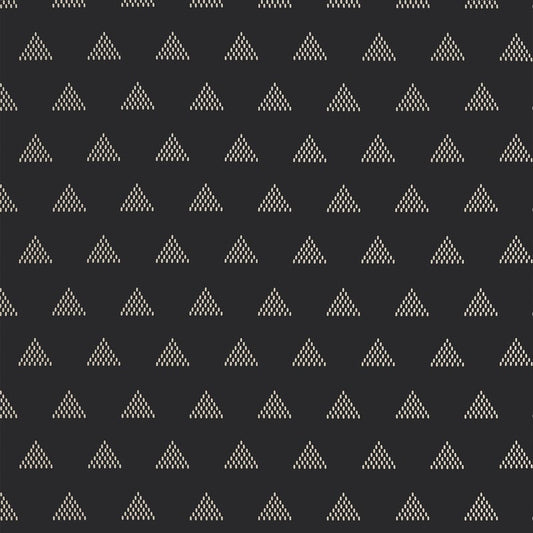T12005 Thibaut Basalt Black Wallpaper