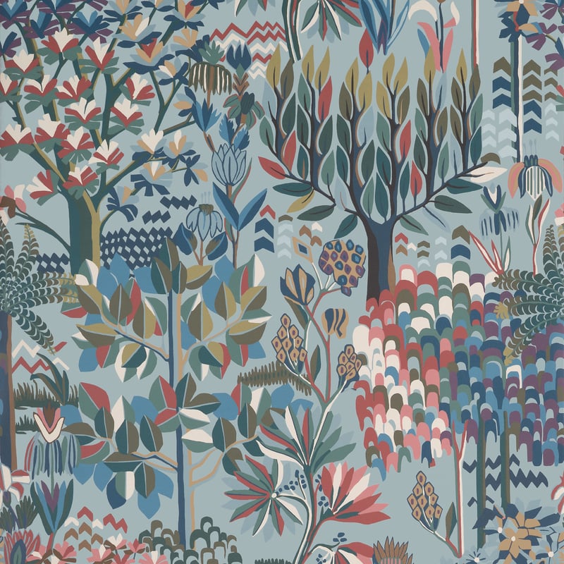 T12046 Thibaut Spa Blue Wallpaper