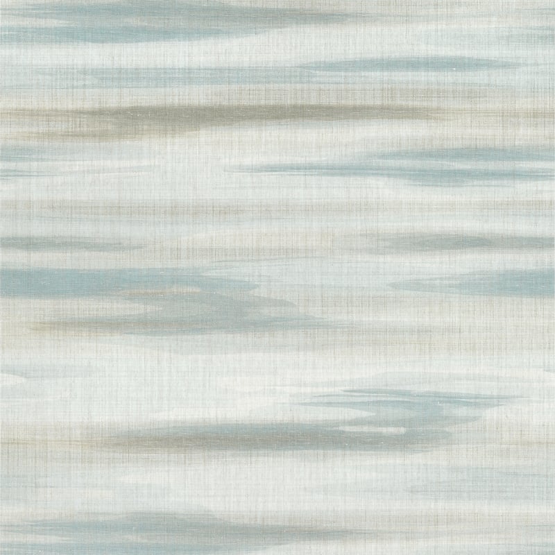 T12823 Thibaut Spa Blue and Beige Wallpaper