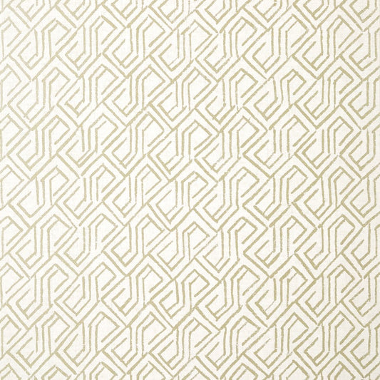 T12839 Thibaut Metallic Gold on Cream Wallpaper
