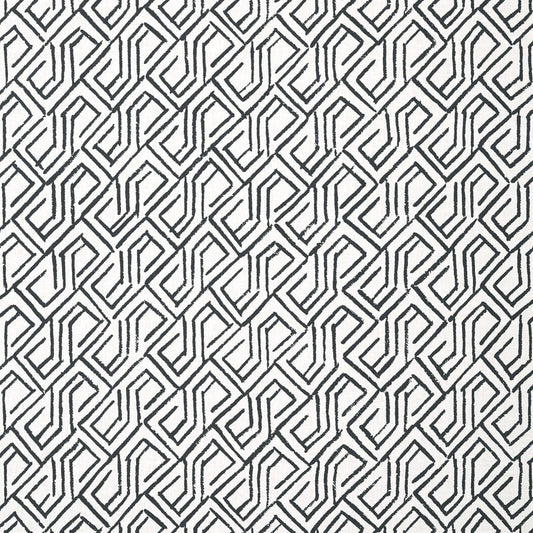 T12842 Thibaut Black and White Wallpaper