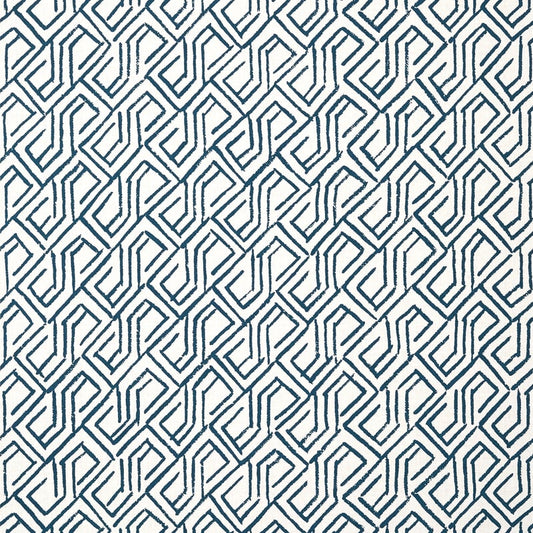 T12843 Thibaut Navy and White Wallpaper