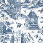 T13614 Thibaut Blue and White Wallpaper