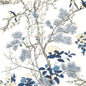 T13619 Thibaut Blue and White Wallpaper