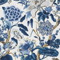T13659 Thibaut Blue and White Wallpaper