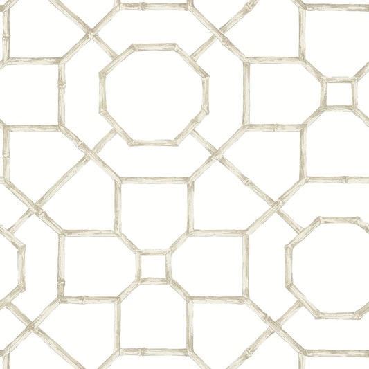 T13675 Thibaut Flax Wallpaper