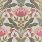 T14606 Thibaut Cranberry and Green Wallpaper
