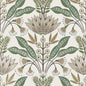 T14610 Thibaut Green and Beige Wallpaper