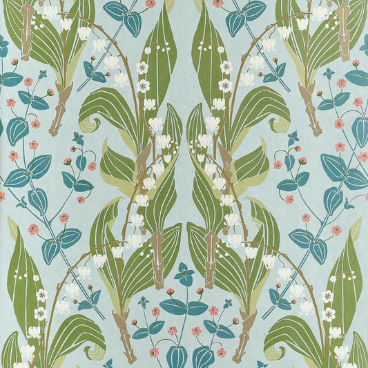 T14618 Thibaut Spa Blue Wallpaper