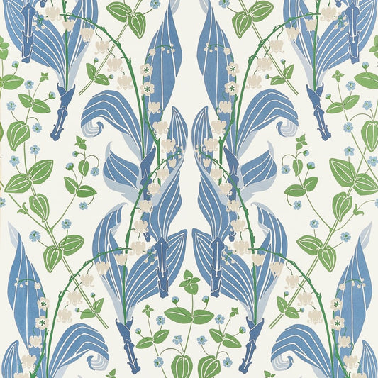 T14620 Thibaut Blue Wallpaper