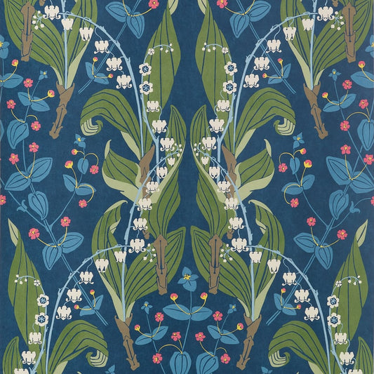 T14621 Thibaut Navy Wallpaper