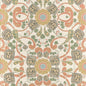 T14646 Thibaut Apricot and Sage Wallpaper