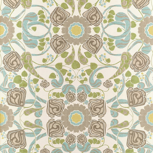 T14648 Thibaut Beige and Yellow Wallpaper