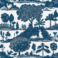 T14652 Thibaut Navy Wallpaper