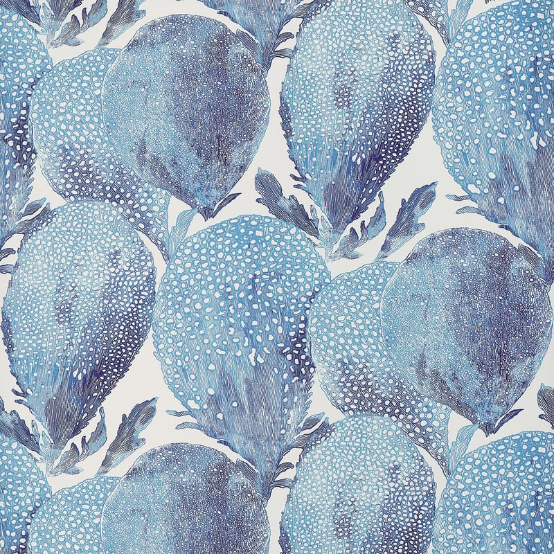 T15823 Thibaut Turquoise and Plum Wallpaper