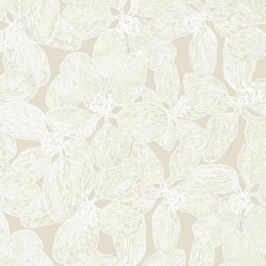 T15851 Thibaut Beige Wallpaper