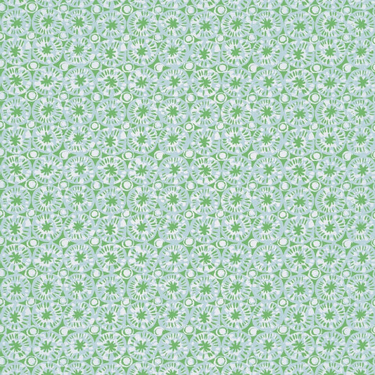 T15856 Thibaut Green and Blue Wallpaper