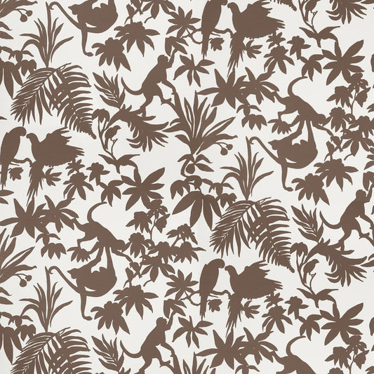 T15860 Thibaut Brown Wallpaper