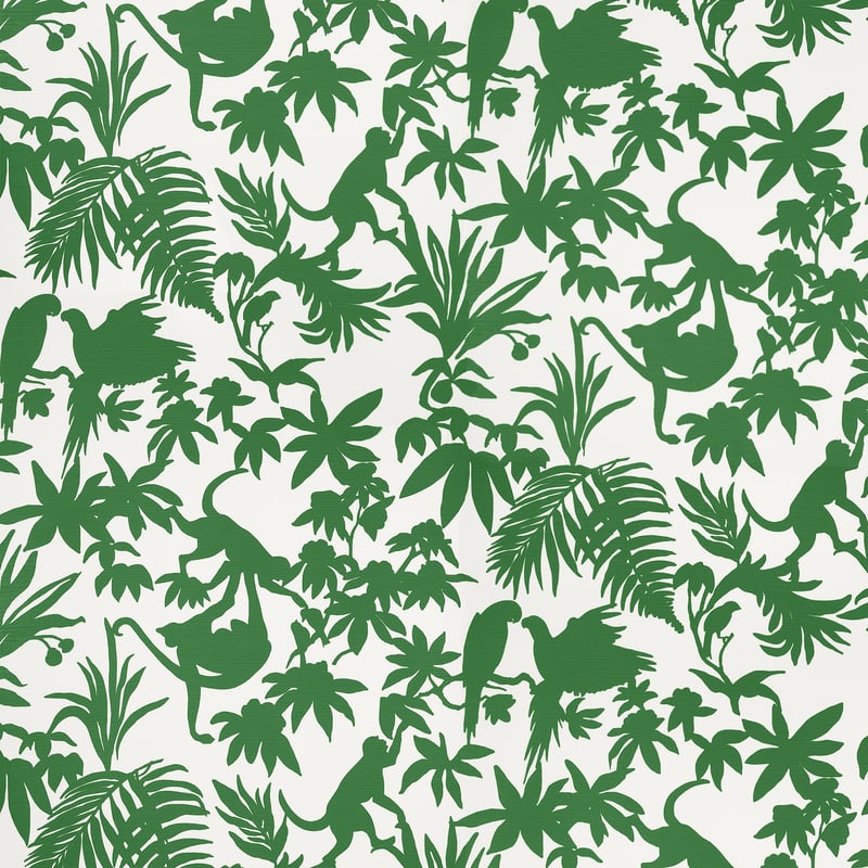 T15862 Thibaut Green Wallpaper