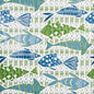 T15870 Thibaut Blue and Green Wallpaper