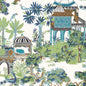 T20820 Thibaut Blue and Green Wallpaper