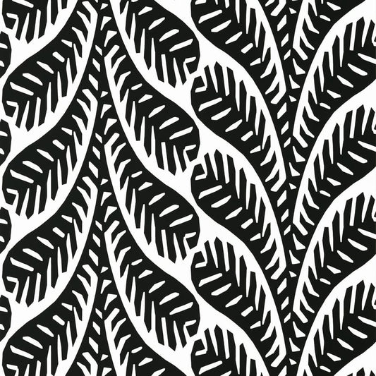 T20830 Thibaut Black Wallpaper