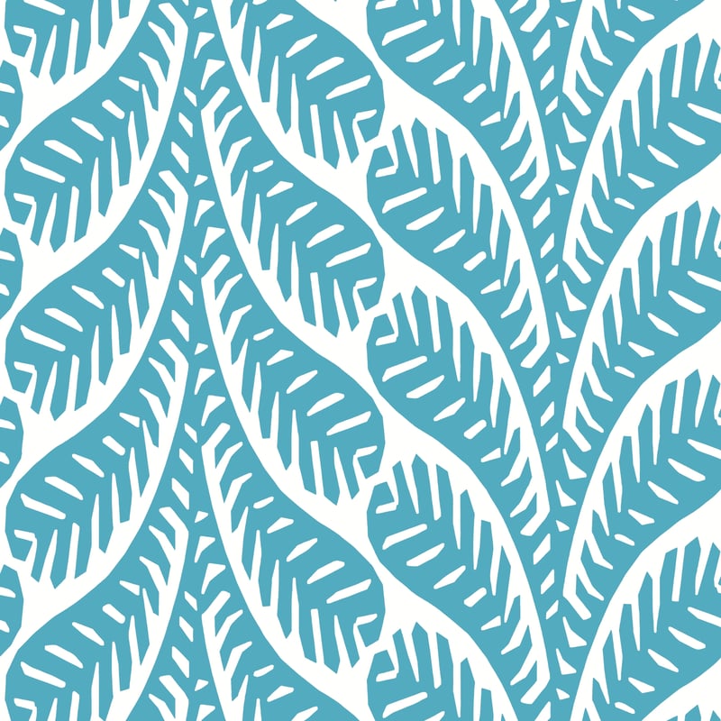 T20833 Thibaut Turquoise Wallpaper
