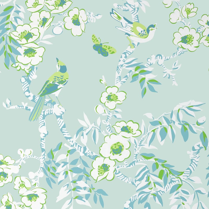 T20843 Thibaut Spa Blue Wallpaper
