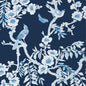 T20844 Thibaut Navy and White Wallpaper