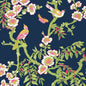 T20846 Thibaut Navy and Pink Wallpaper