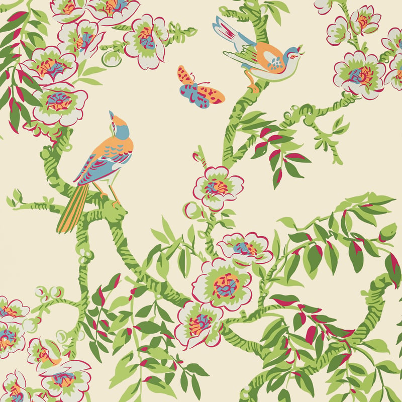 T20847 Thibaut Cream Wallpaper