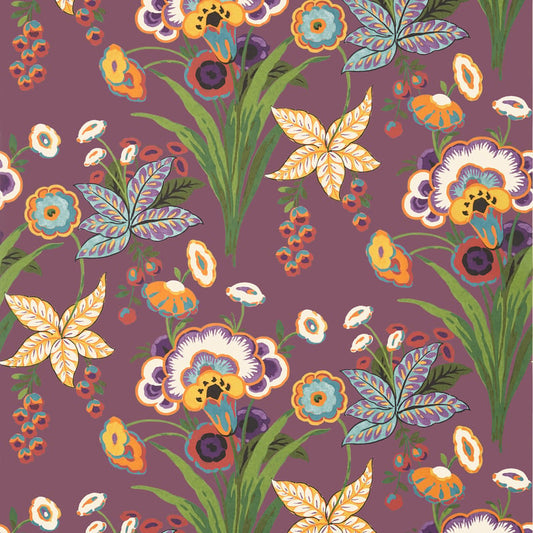 T20850 Thibaut Plum Wallpaper