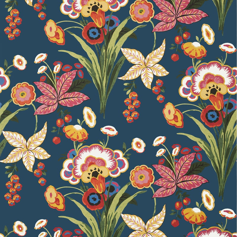 T20854 Thibaut Navy Wallpaper