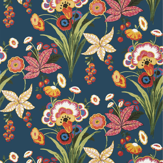 T20854 Thibaut Navy Wallpaper