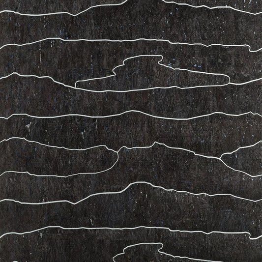 T24406 Thibaut Black Silver Wallpaper