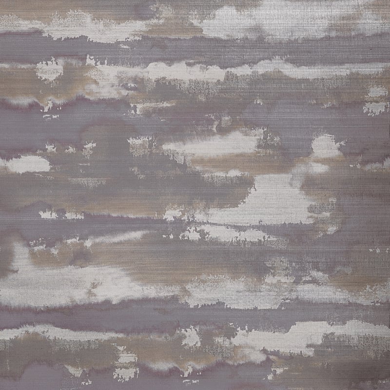 T24423 Thibaut Eggplant and Copper Wallpaper