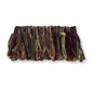 T30214-10 RIBBON LOOP FRINGE AUBERGINE KRAVET COUTURE TRIM