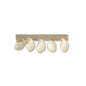 T30448-1 PEARL SHELLS SALT KRAVET COUTURE TRIM