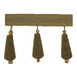 T30612-346 GILDED TEARDROP AGED ORE KRAVET DESIGN TRIM