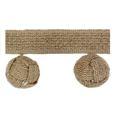 T30637-106 MONKEY FIST LINEN KRAVET COUTURE TRIM