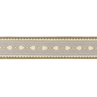 T30718-1106 TYROLEAN BAND FROST KRAVET COUTURE TRIM