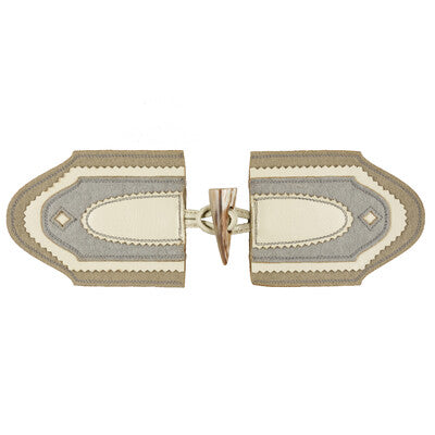 T30725-1106 TYROLEAN TOGGLE FROST KRAVET COUTURE TRIM