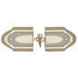 T30725-1106 TYROLEAN TOGGLE FROST KRAVET COUTURE TRIM