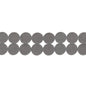 T30737-818 DOUBLE DOT CHARCOAL KRAVET DESIGN TRIM