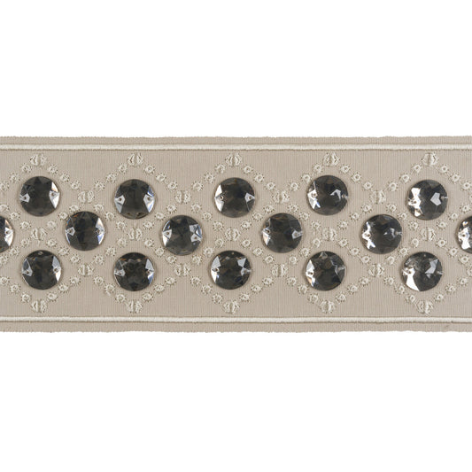 T30740-106 BEADED CHARM LINEN KRAVET DESIGN TRIM