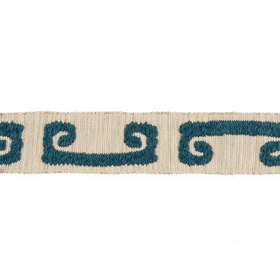 T30751-355 WONKY KEY TEAL KRAVET DESIGN TRIM
